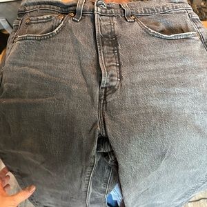Levi’s grey jeans